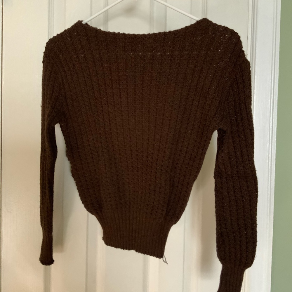 Vintage brown heavy knit